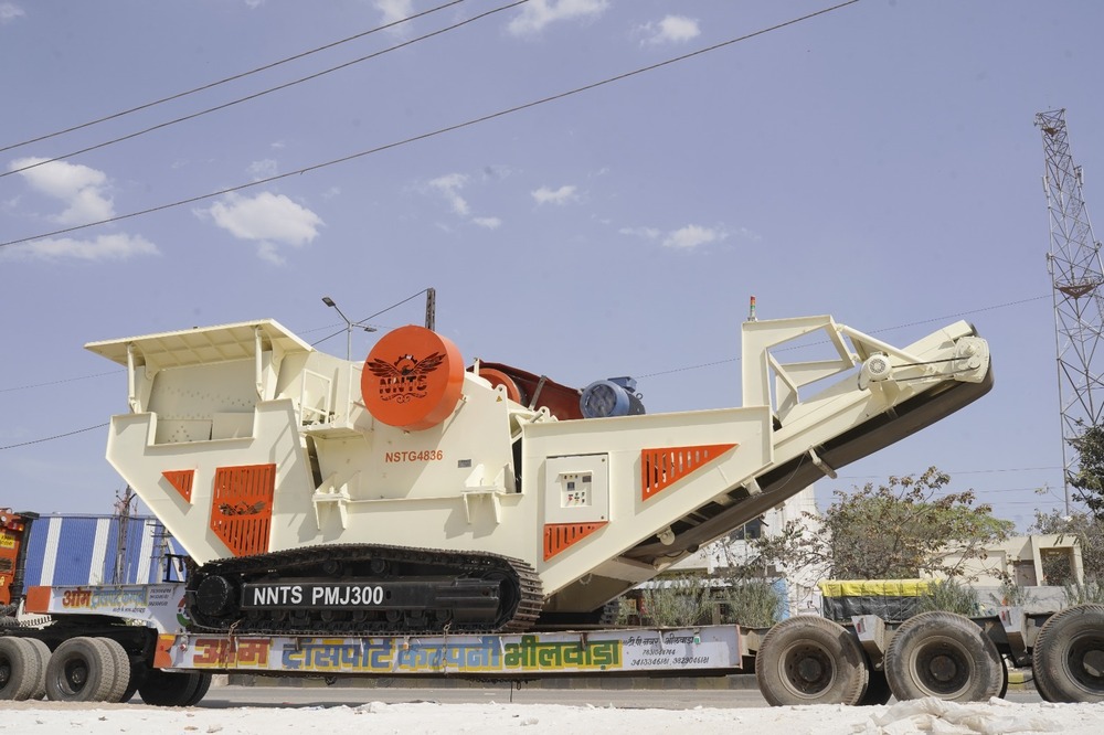 Mild Steel Coal Chain Mounted Mobile Plant