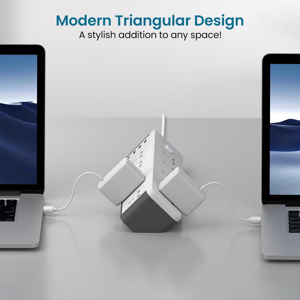 Portronics Power Plate 14 Extension Board with 10 Universal