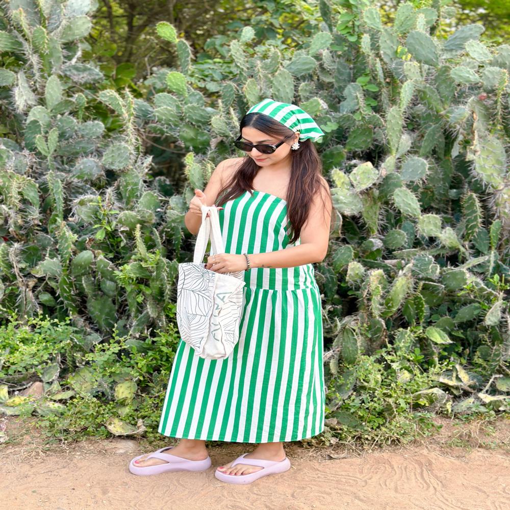 Postino Dress with Scarf