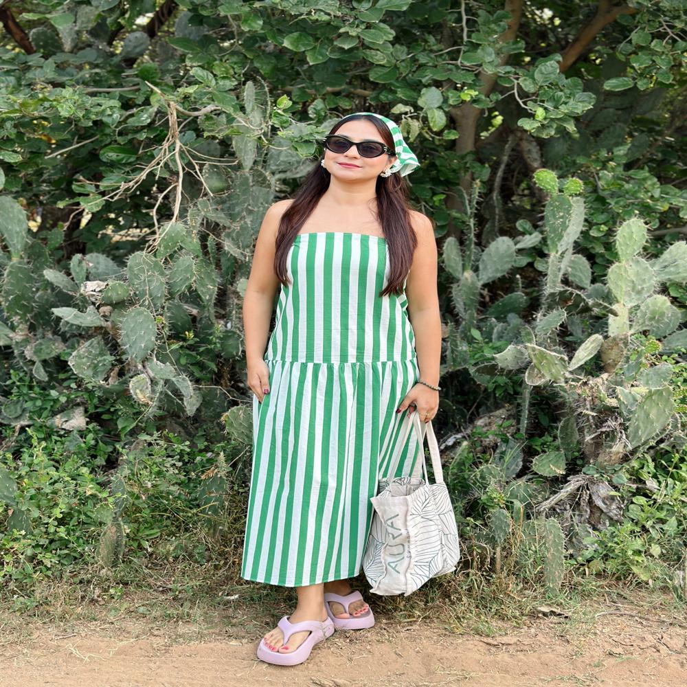 Postino Dress with Scarf