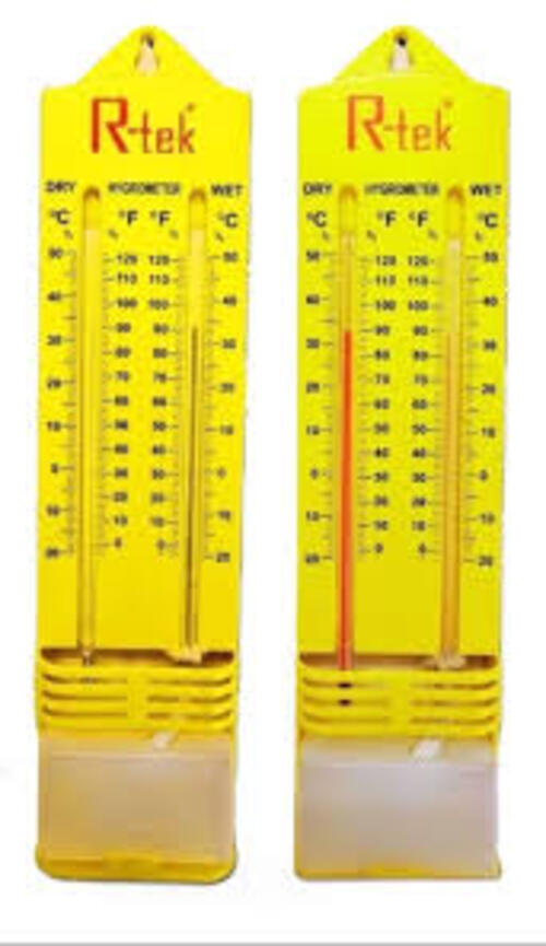 Celsius Fahrenheit Wet And Dry Bulb Thermometer