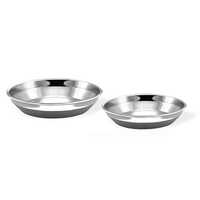Kanchan Begi Halwa Plate - Polypropylene, 10-12 Inch, Off White | Raised Rim, Break Resistant, Stackable, Dishwasher Safe