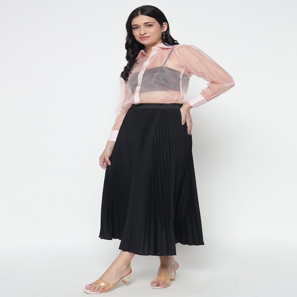 Organza Shirt - Color: Light Pink