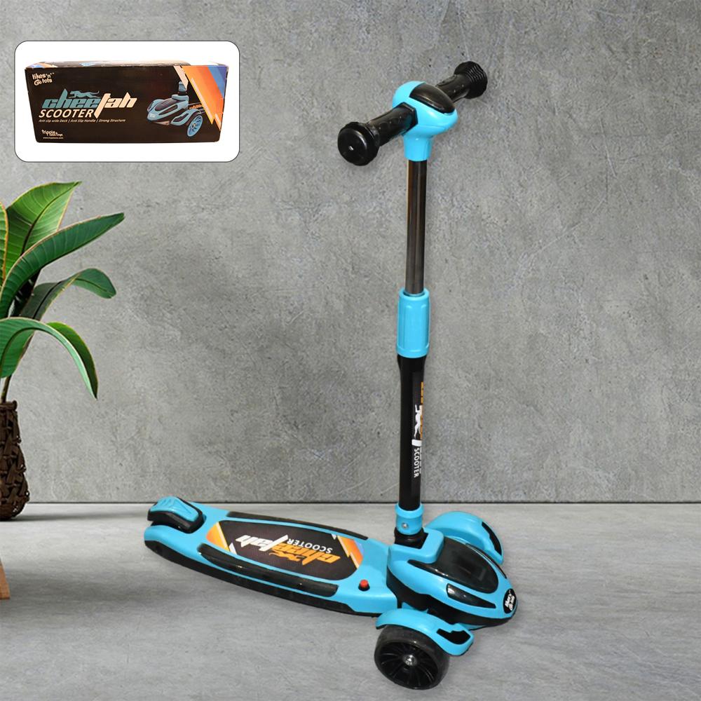 Foldable Kick Scooter For Kids 2-12 Years Old | Lightweight (1 Pc) - Age Group: 3-4 Yrs