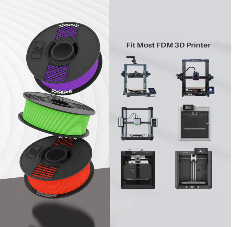 MAKER52 HS PLA+ Filament - 1.75mm High-Strength Premium 3D Printer Material - Snow White