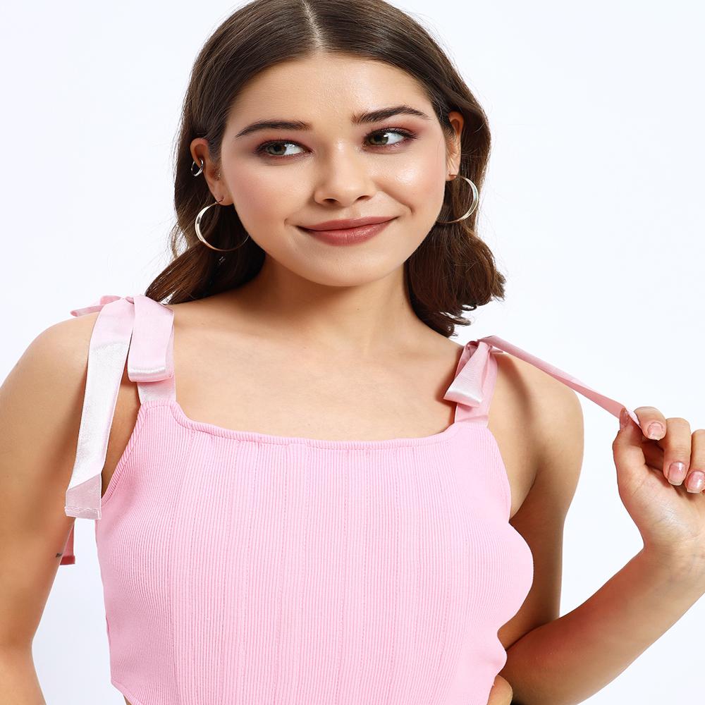 Internet Princess Corset - Color: Pale Pink With White Accents