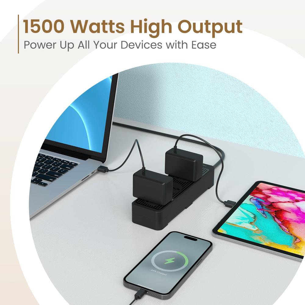 Portronics Power Plate 21 Extension Board with 3 Universal