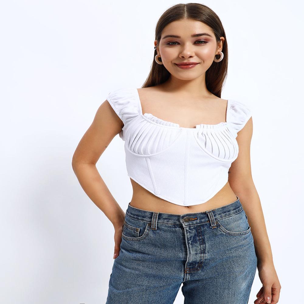 White Fairy Tale Corset Top
