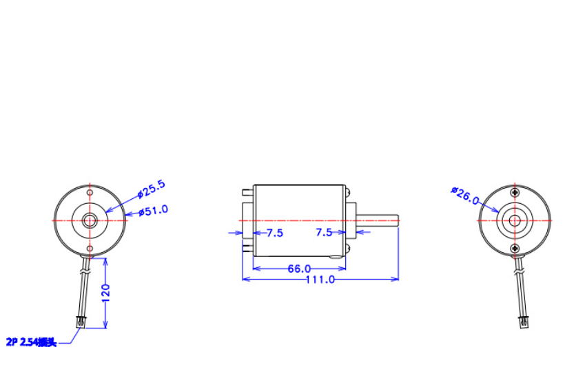 SP-8-109 Steel Tube Brush Motor Mechanical Motor Massage Chair Motor Toy Motor 2400 RPM Torque 2