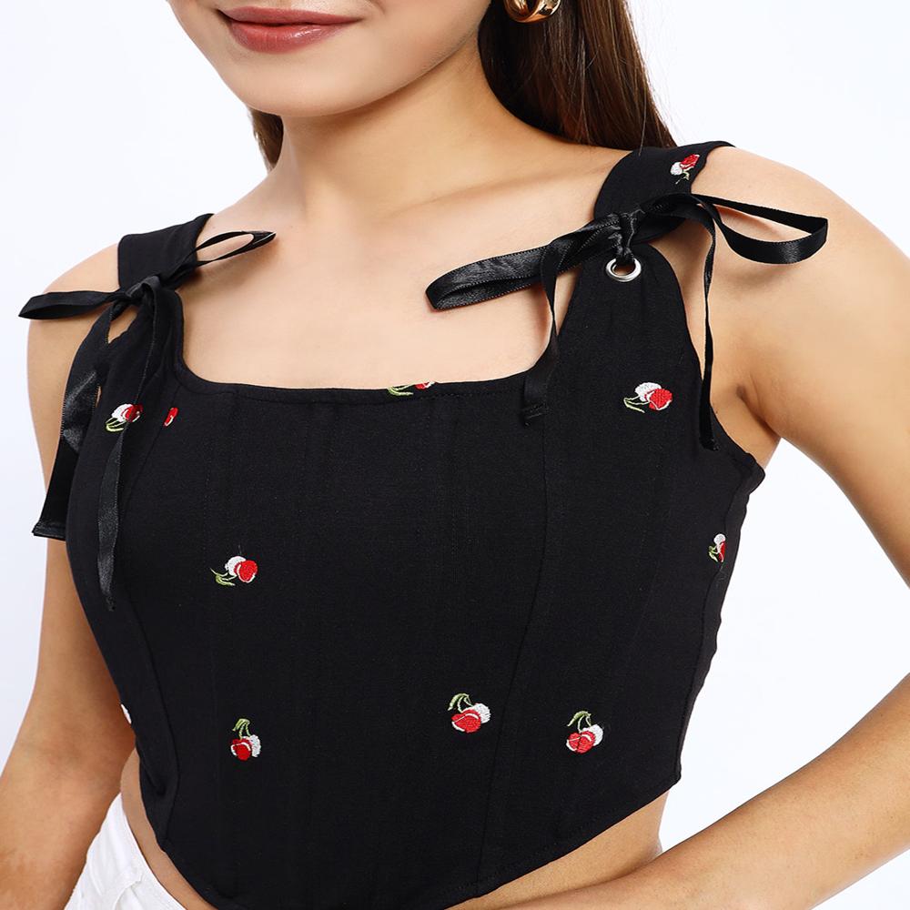 Ladies Cherry Corset