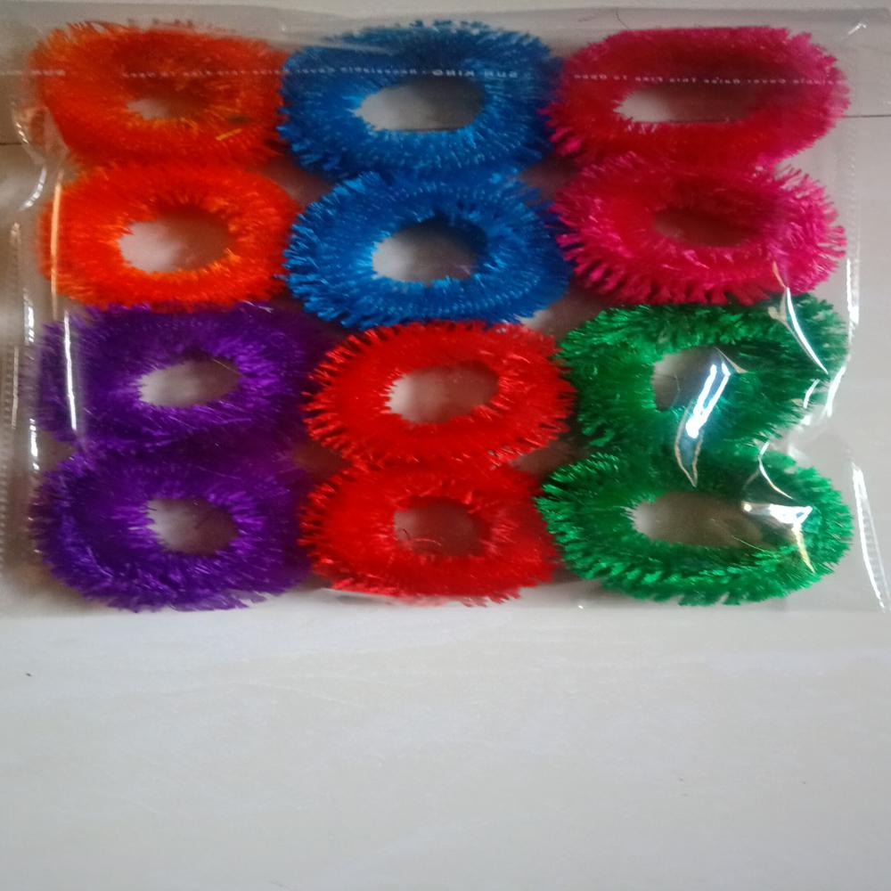 Valvet Elastic Hair Rubber Band - Color: Red