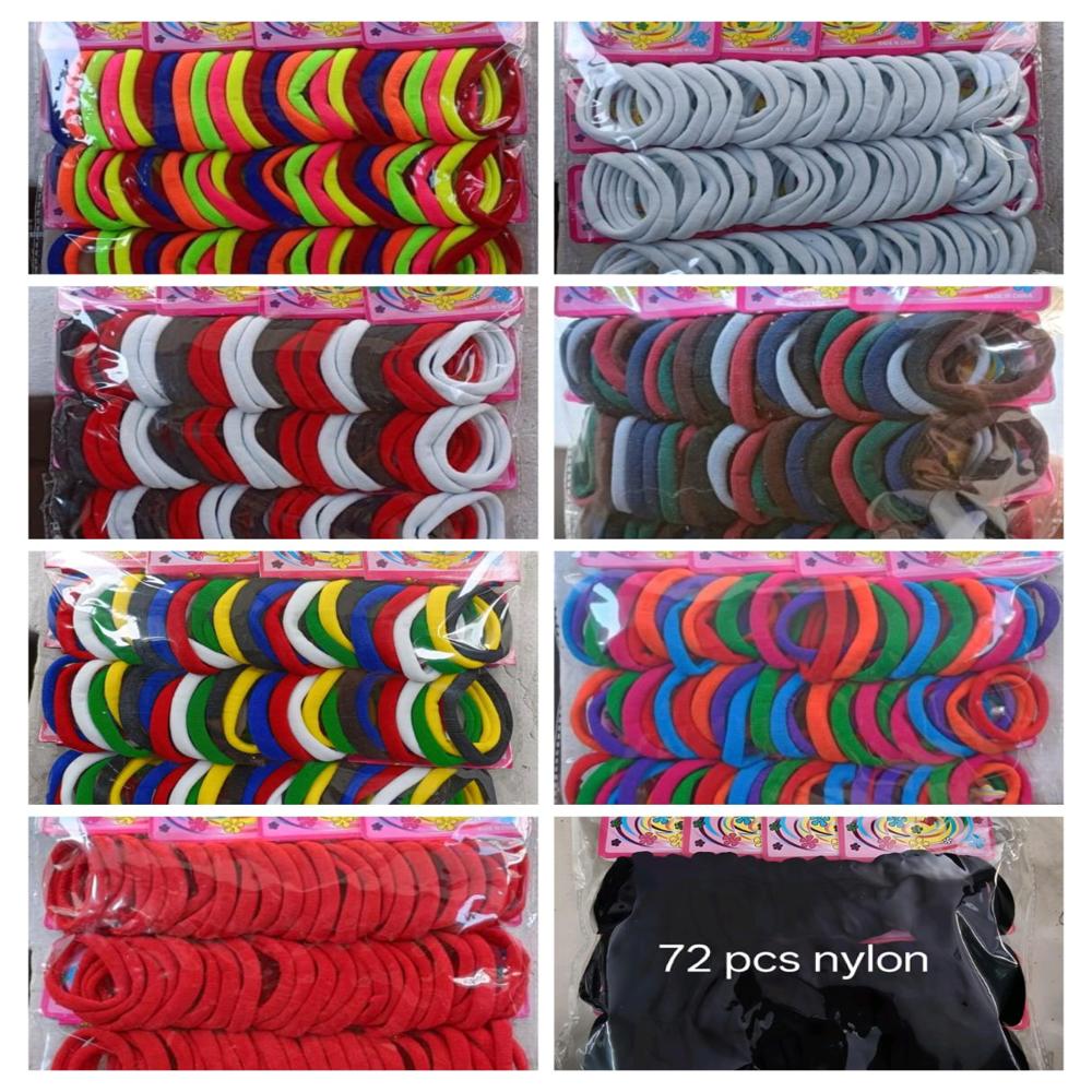 Pp Jumbo Hair Rubber Band - Color: White
