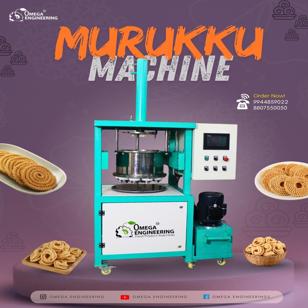 Jangiri Murukku Machine - Stainless Steel, Industrial Free Stand Design | High Efficiency, Automatic Food Processor