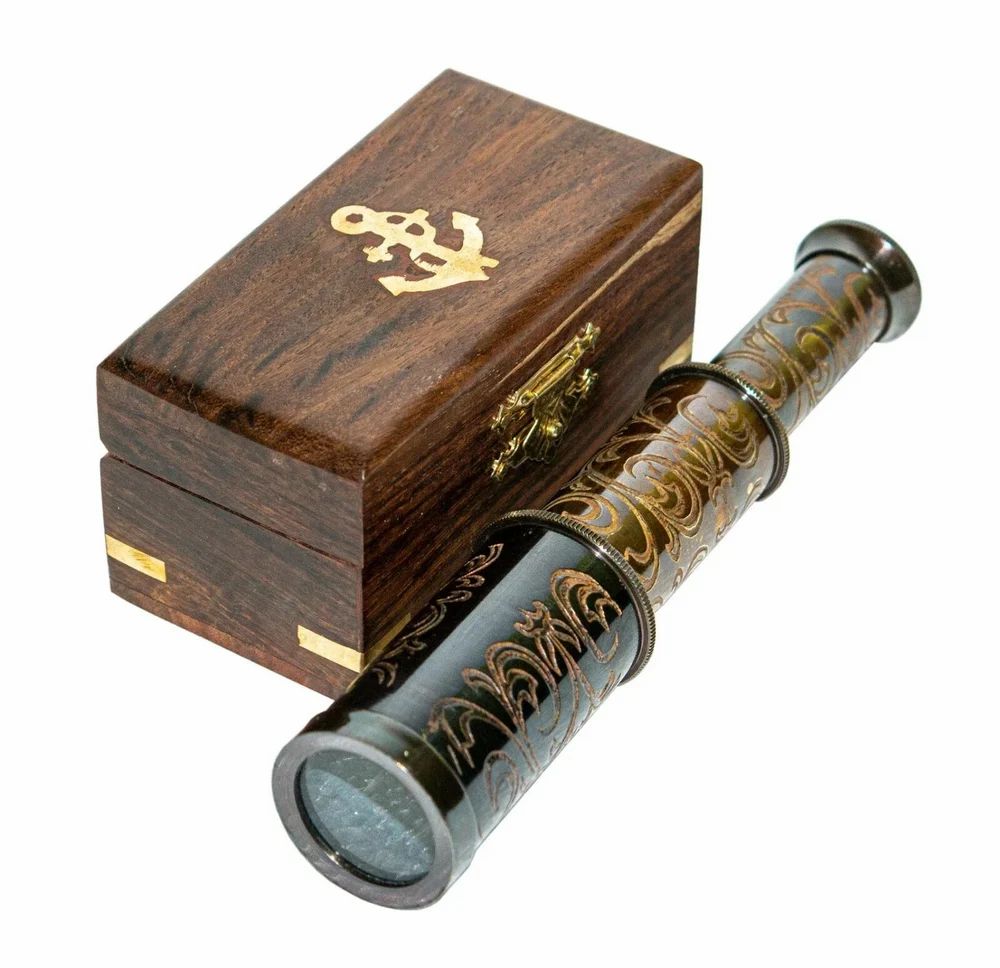 10 Inch Brass Antique Vintage Maritime Telescope