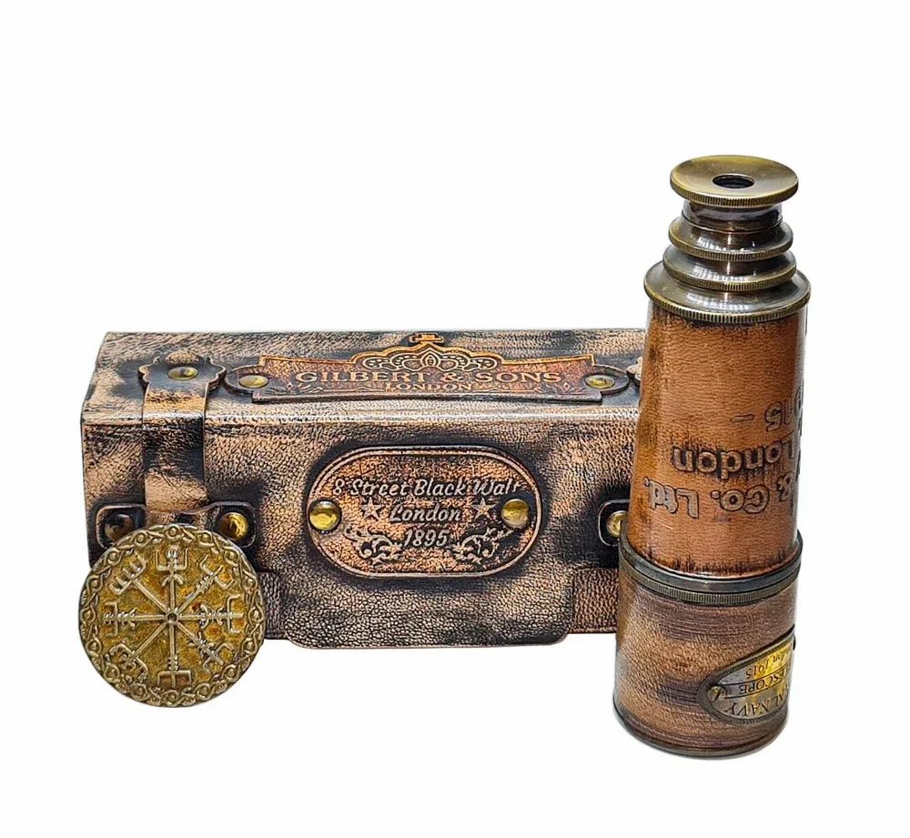 16 Inch Brass Antique Vintage Telescope