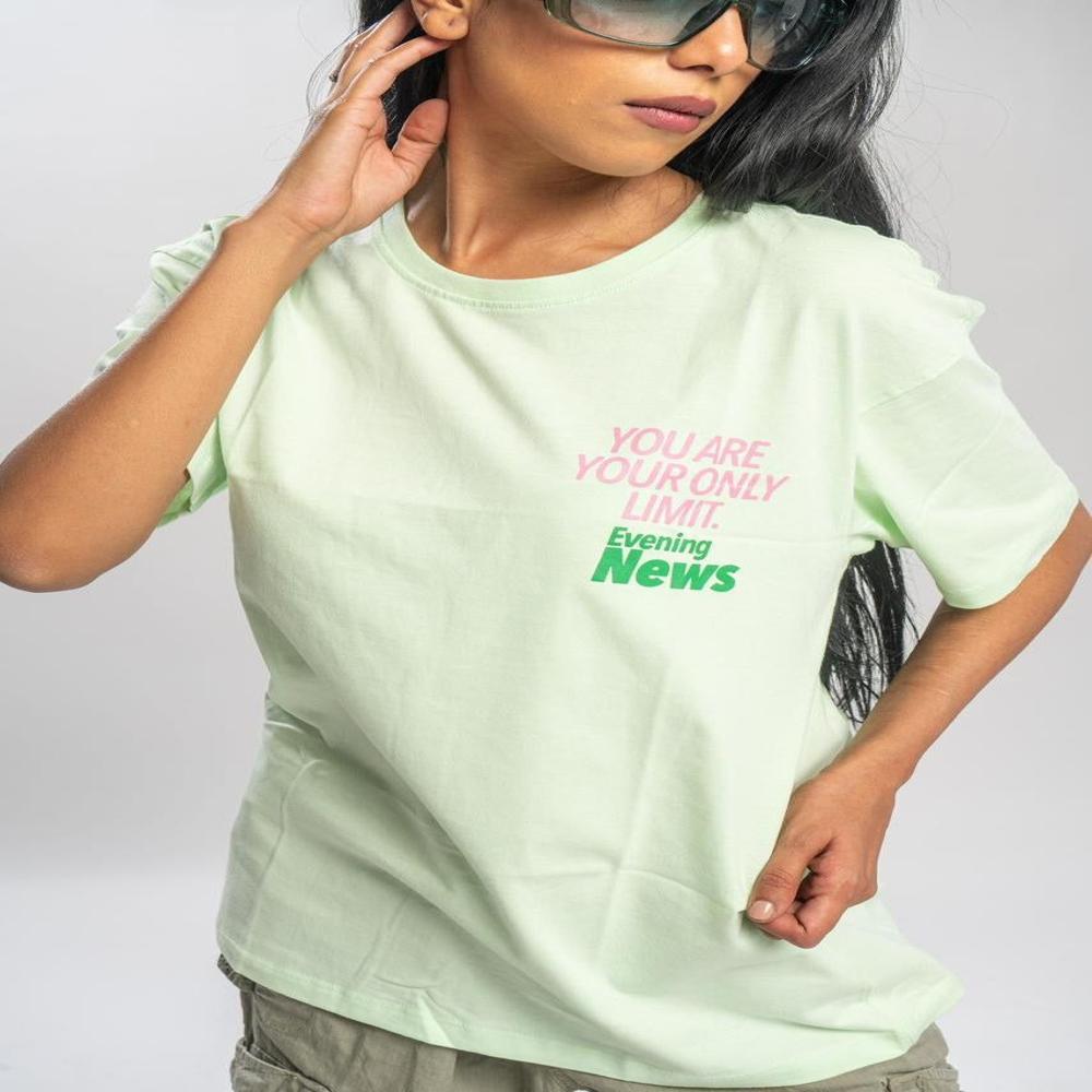 Evening News Loose T-Shirt