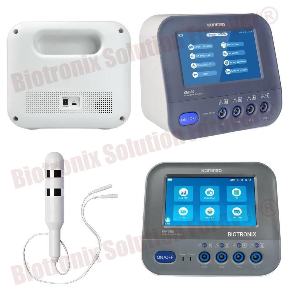 Konmed KM-560 EMG Biofeedback Device with Clinical Therapy Programs