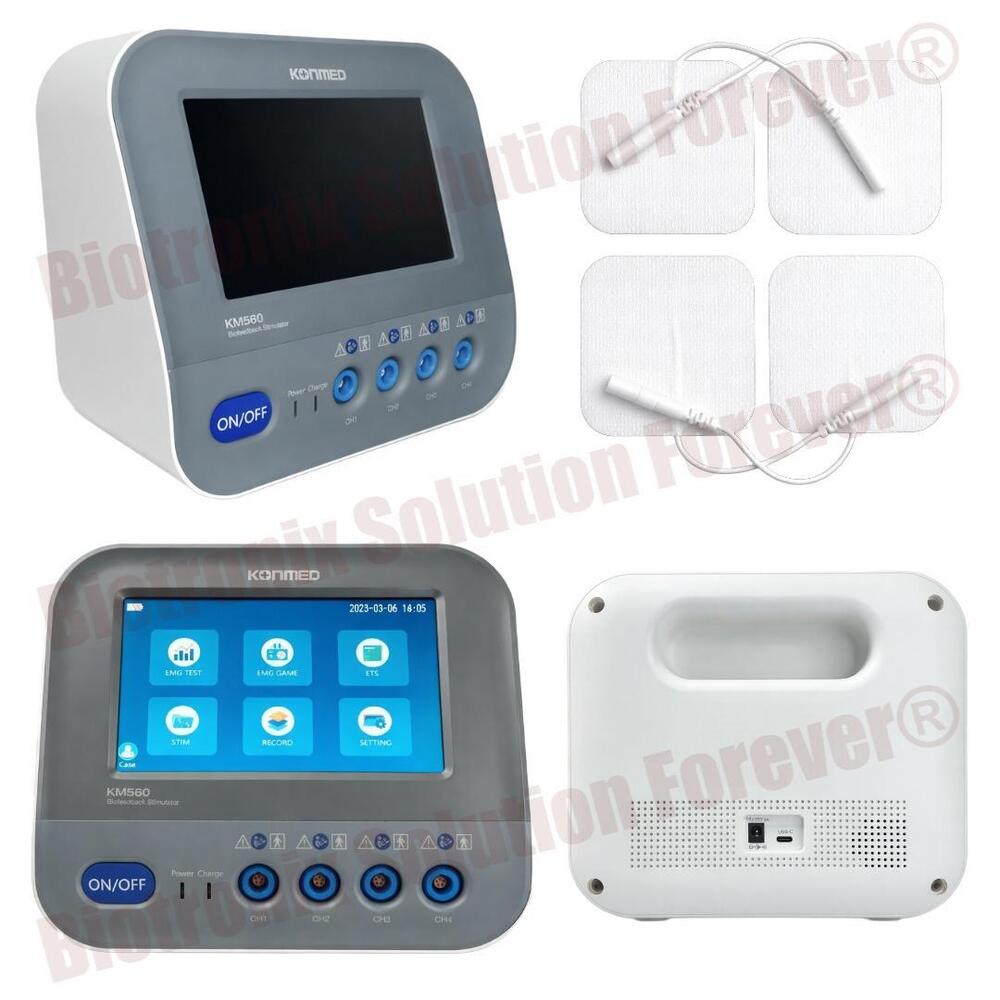 Konmed KM-560 EMG Biofeedback Device with Clinical Therapy Programs