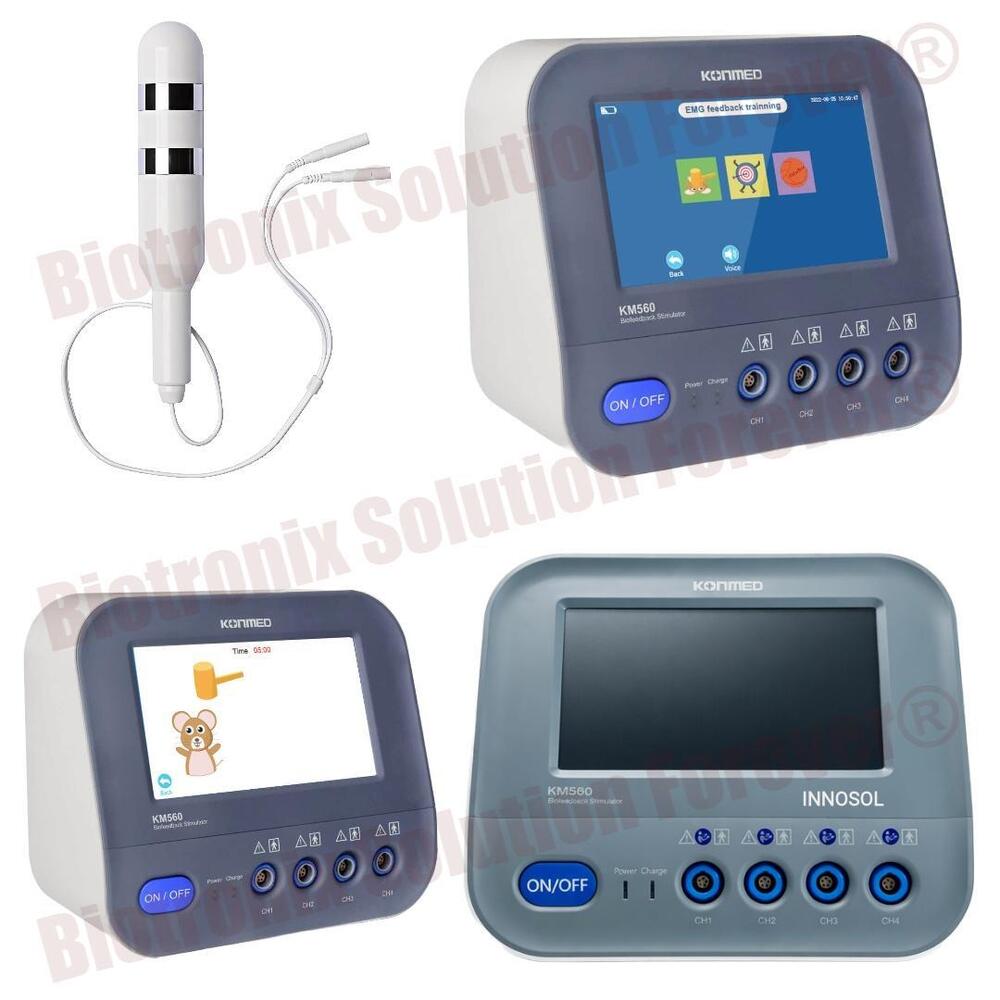 Konmed KM-560 Physiotherapy Biofeedback Machine with Multi Channel EMG