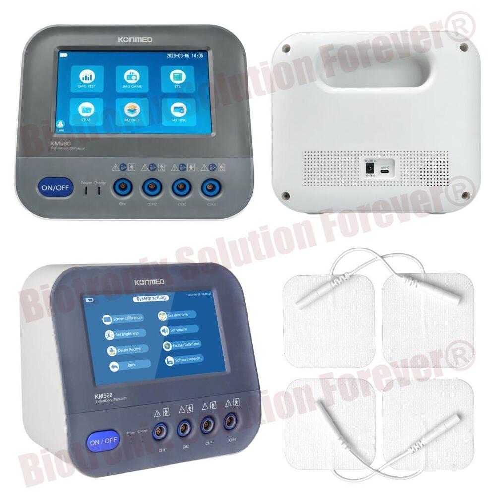 Konmed KM-560 4 Channel Biofeedback Device with Muscle Recovery Modes