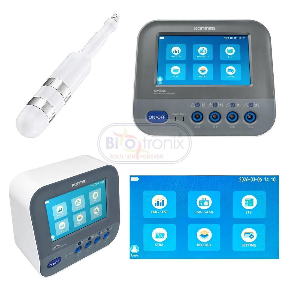 Konmed KM-560 EMG Biofeedback Device with Therapy Control Settings