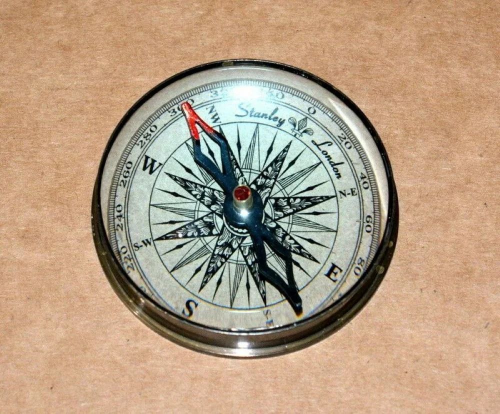 5 Inch Brass Antique Vintage Nautical Compass