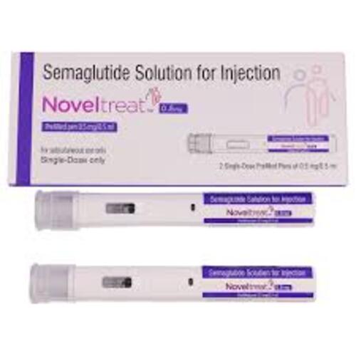 Noveltreat 0.5 mg Injection, Semaglutide Diabetes Weight Loss Treatment Medicine
