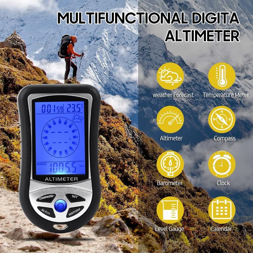 True Sense Multifunctional Digital Altimeter, DS302