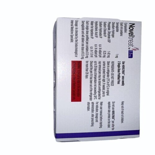 Noveltreat 0.5 mg Injection, Semaglutide Diabetes Weight Loss Treatment Medicine