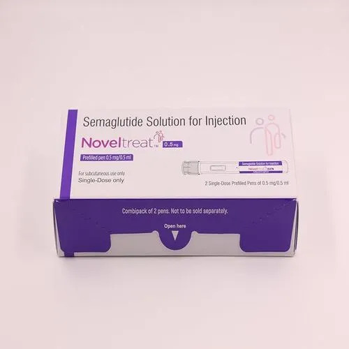 Noveltreat 0.5 mg Injection, Semaglutide Diabetes Weight Loss Treatment Medicine