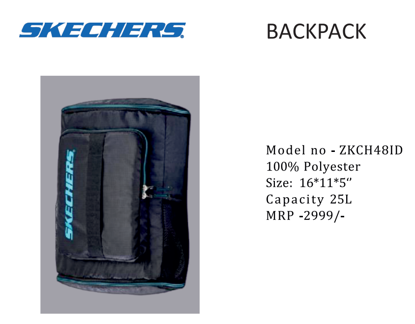 Skechers Bag - Capacity: 25 Ltr