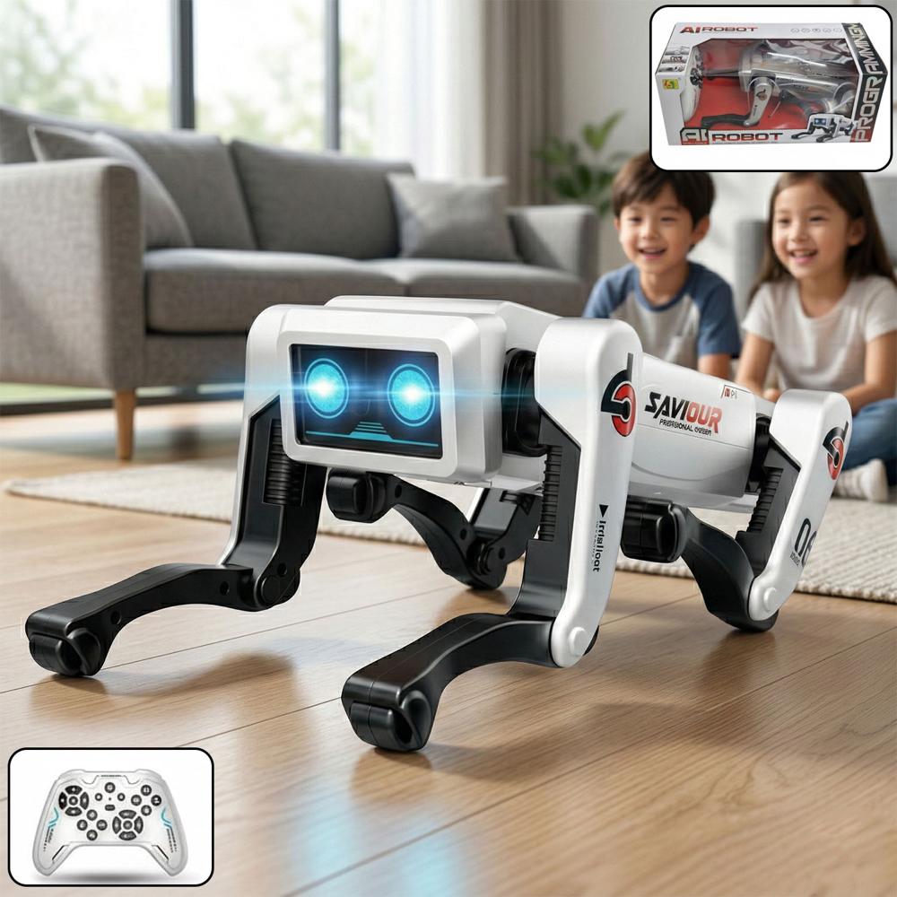 Advanced Intelligent Ai Robot Dog Toy For Kids (1 Set / Big) - Size: 36*15*17