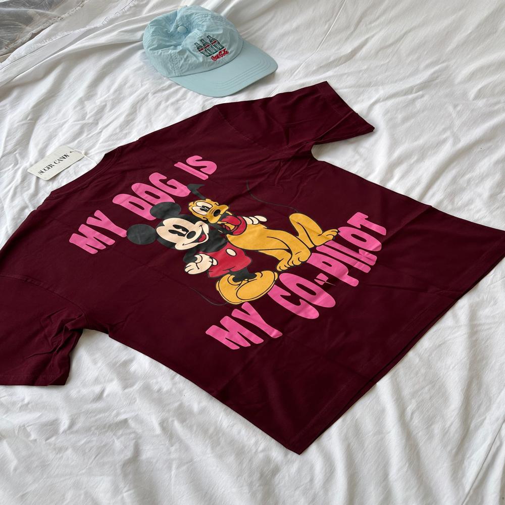 Pluto And Mickey Oversize T-Shirt