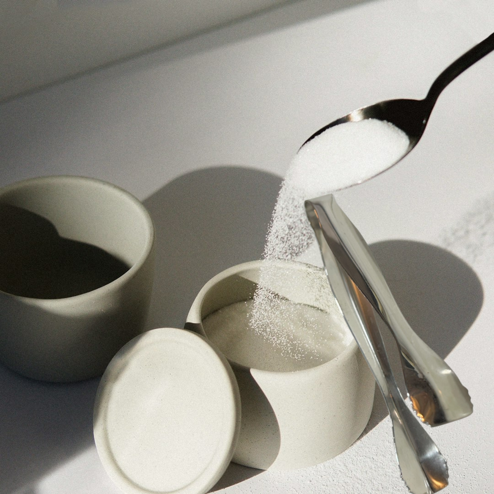 Plain Sugar Tong - Color: Silver