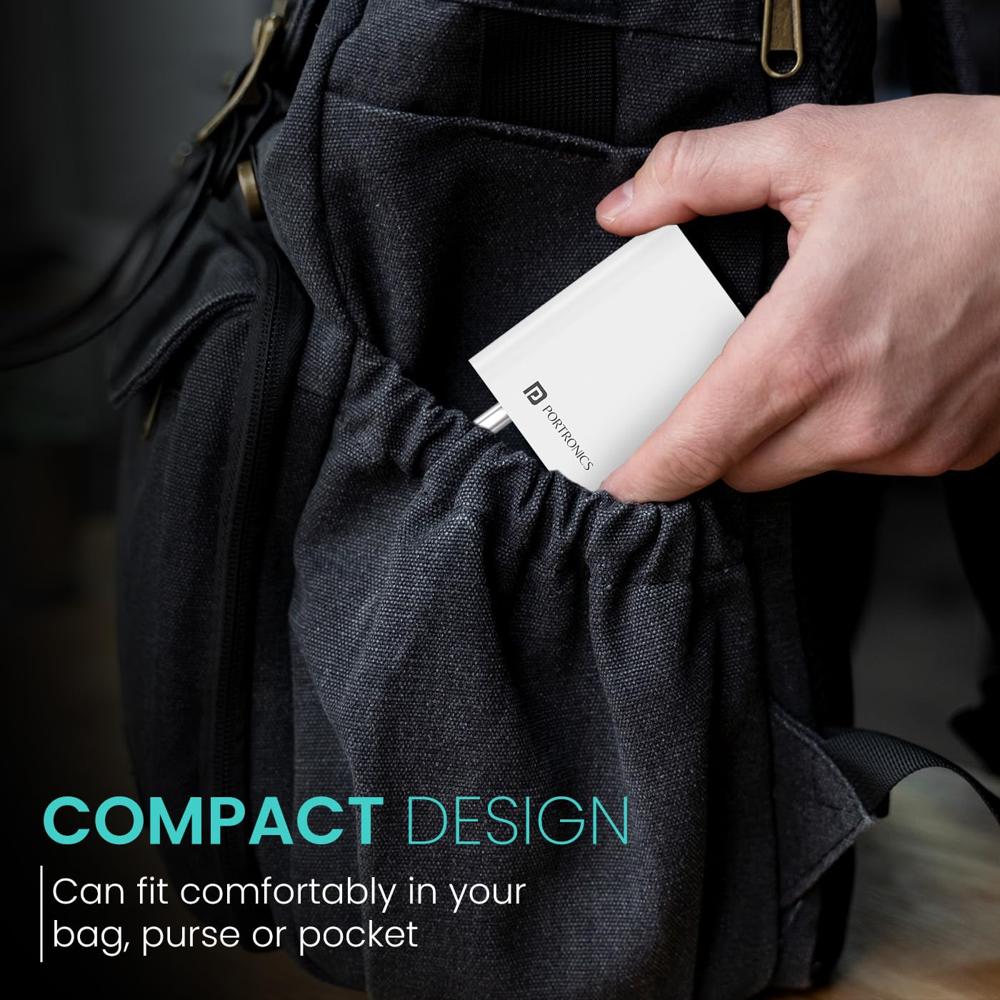 Portronics Adapto 25 25W Super Fast Type C PD Wall Charger for