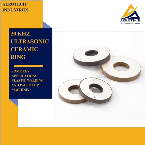 20 Khz Ceramic Ring - Dimension (L*W*H): Od 50Mm X Id 20Mm X Thickness 5Mm Millimeter (Mm)