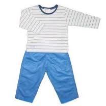 धारीदार फुल स्लीव टॉप और पैंट सेट