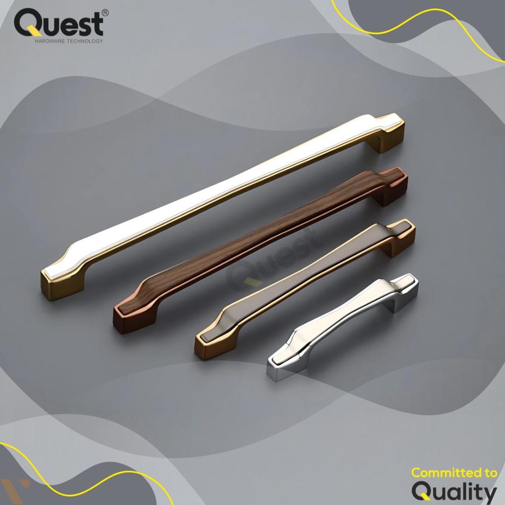 4 Inch Gold Designer Cabinet Door Handle