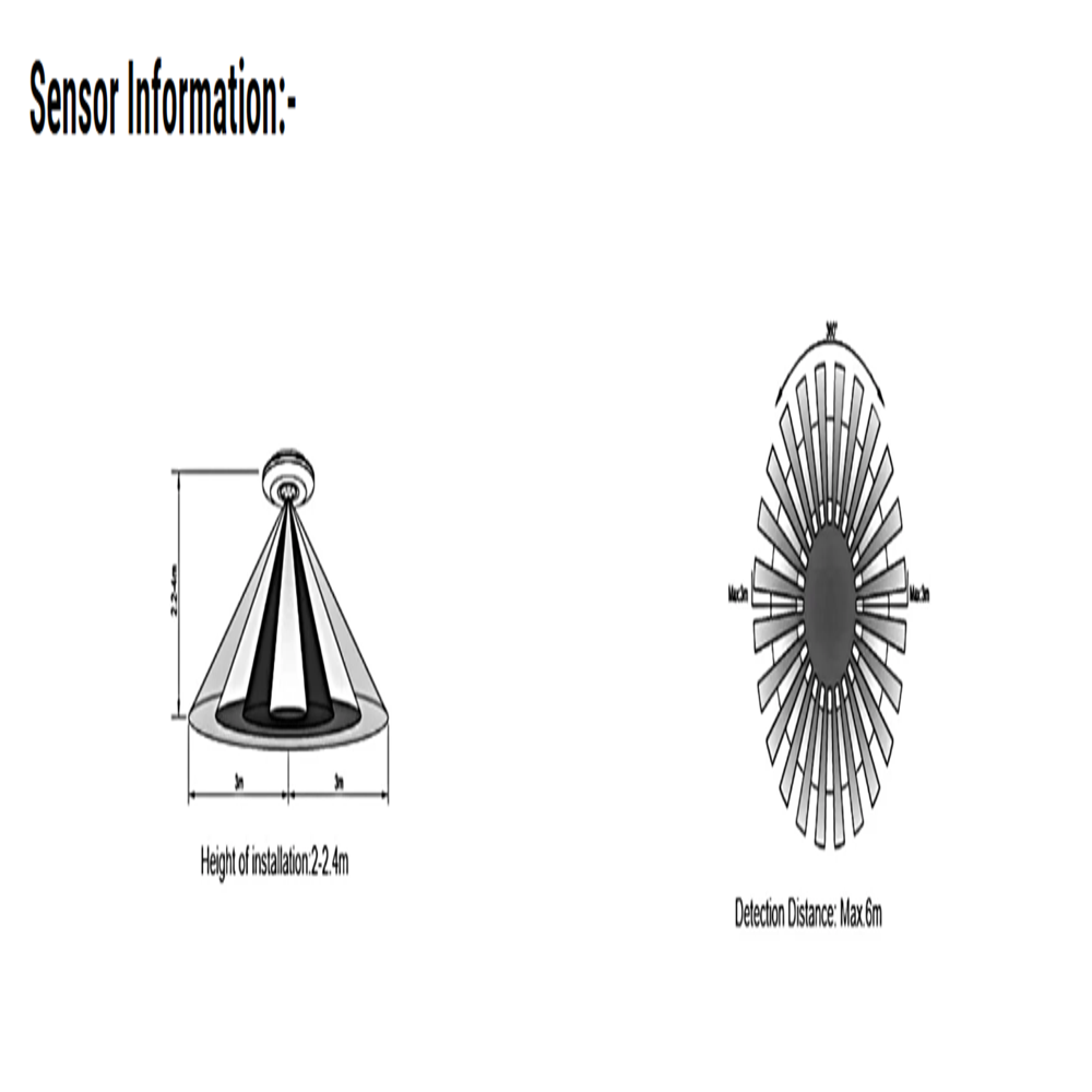 Ceiling Mount PIR Sensor