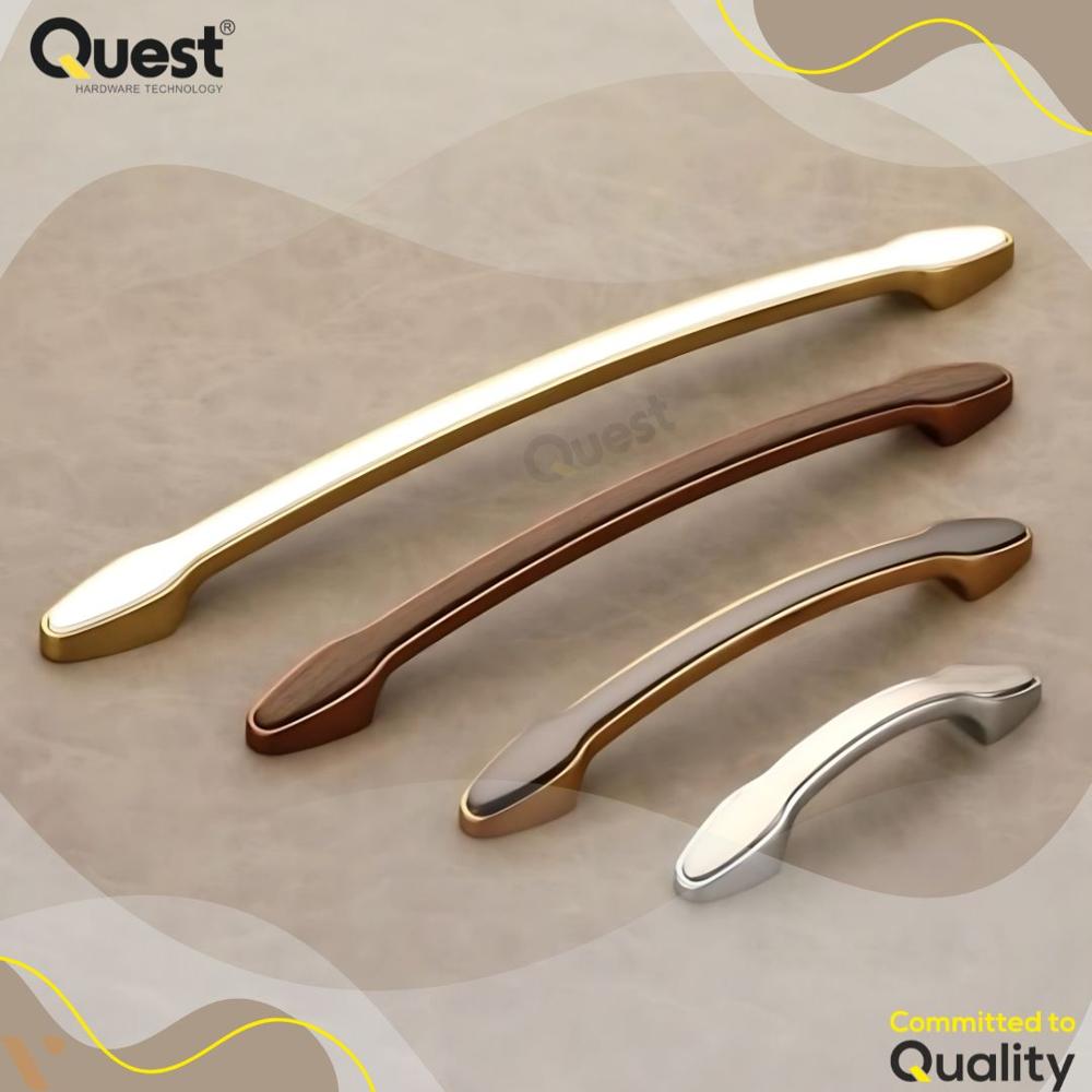 High Quality Zinc Cabinet Handle - Zinc Material, Standard Design, Polished Finish | Elegant Addition For Any Cabinet Fitting