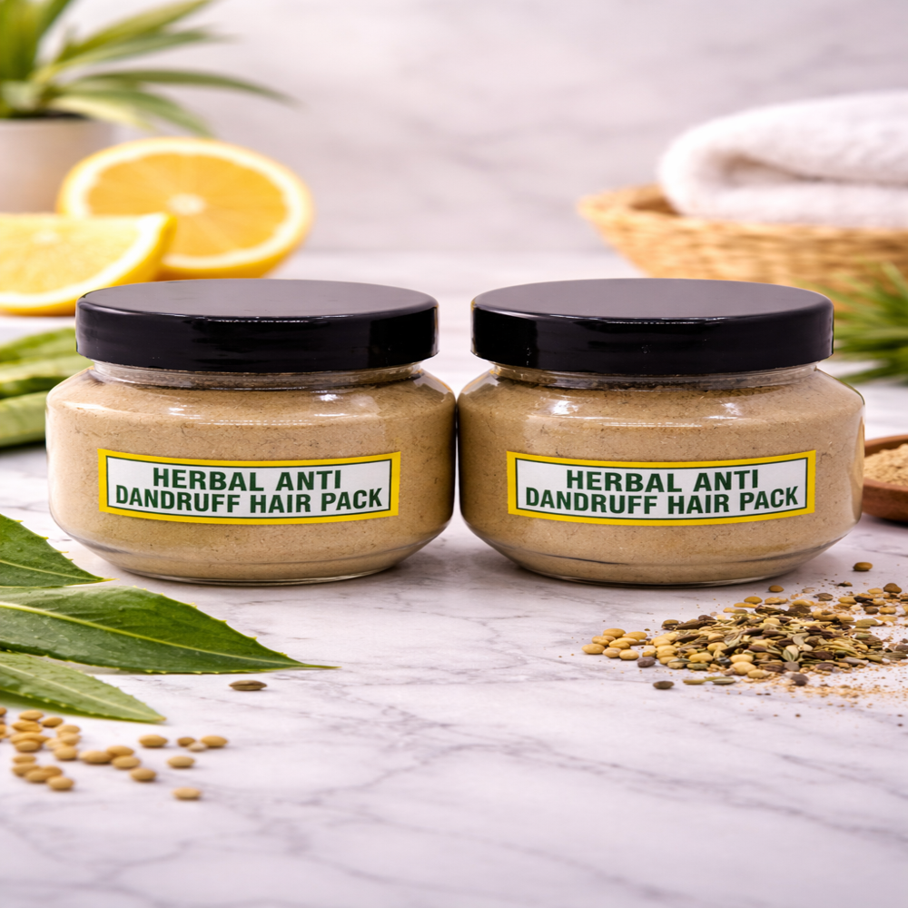 Herbal Anti Dandruff Hair Pack