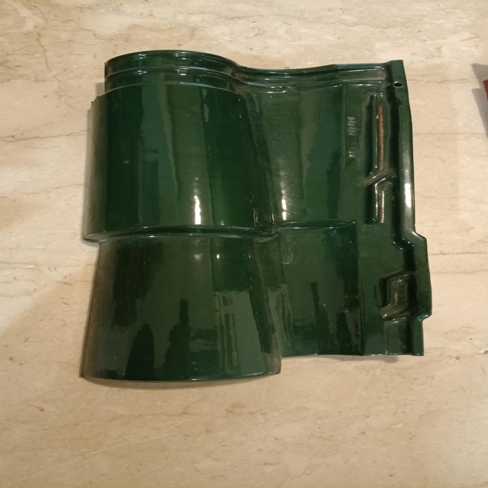 Ceramic Flat Roof Tile - Color: Red