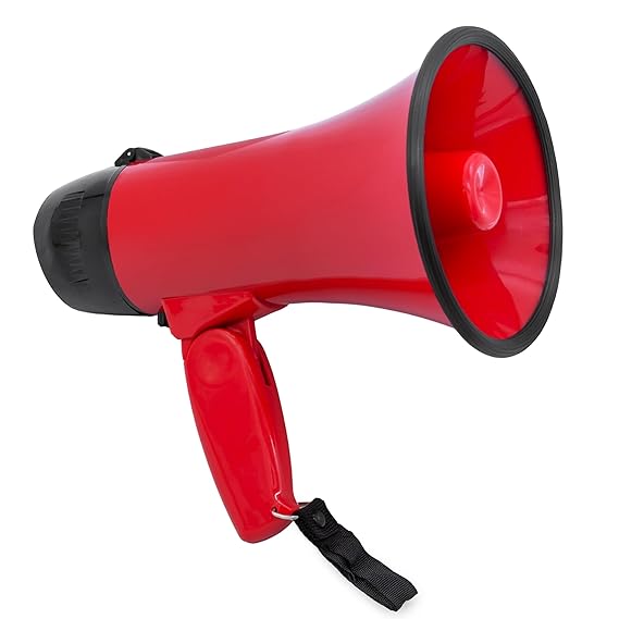 SANKIE AK-126 RECHARGEABLE HANDHELD MEGAPHONE.