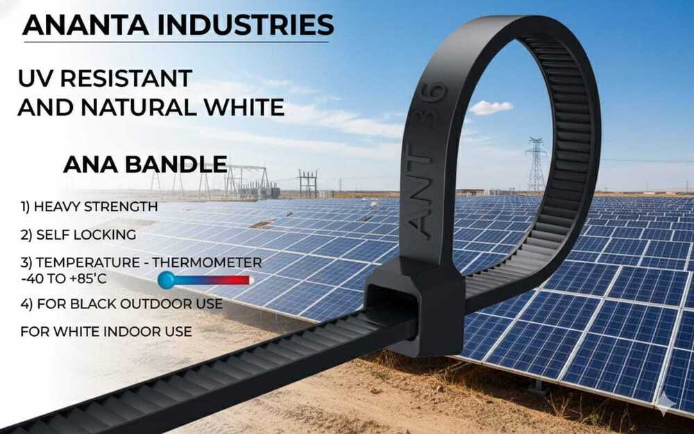 600X7.6 UV Black Cable Tie