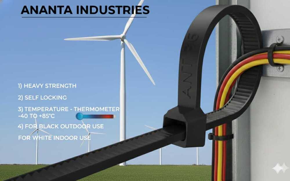 600X7.6 UV Black Cable Tie