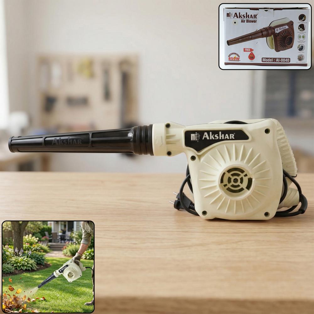 Akshar Electric Air Blower Ai0040 (1 Pc, 850W) - Body Material: Plastic