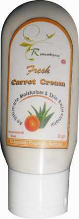 ताज़ी गाजर क्रीम