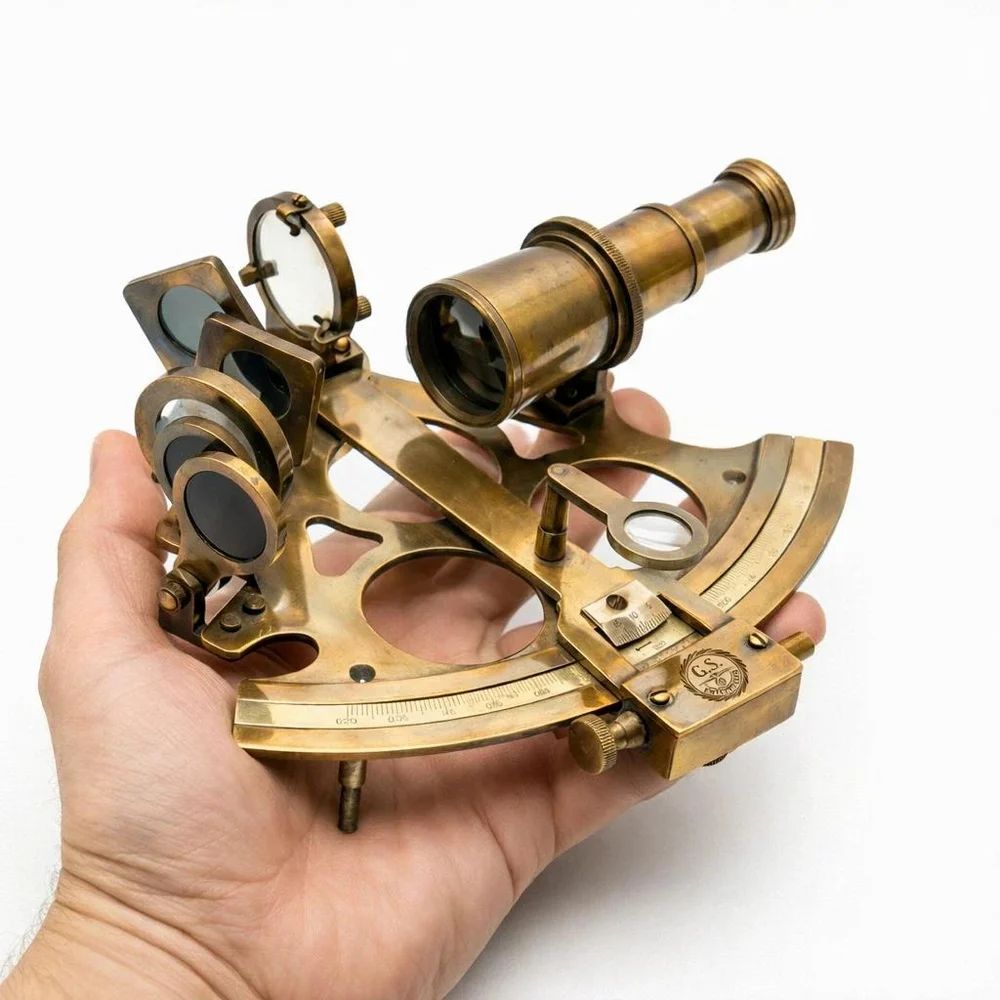 Brass Vintage Nautical Sextants