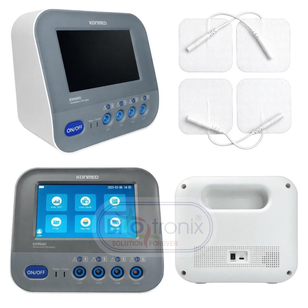 Konmed KM-560 4 Channel Biofeedback System with ETS Mode