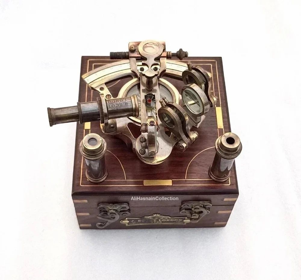 Brass Antique Maritime Nautical Sextant